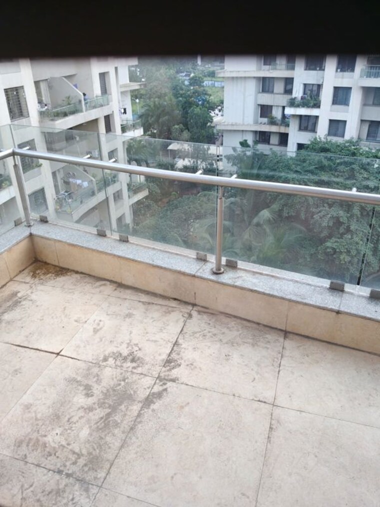 Balcony, kool-homes-arena 3 Bedroom 1500 Sq.Ft. Apartment In Balewadi Pune 10429747