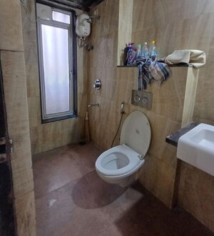 Bathroom in 2 BHK Apartment at Lodha Amara, Kolshet Road – for Rent