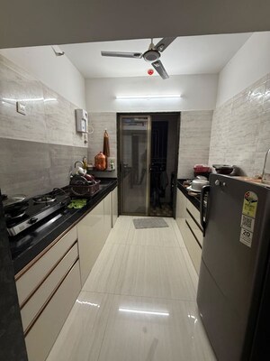 Kitchen in 1 BHK Apartment at Regency Anantam, Dombivli East – for Rent