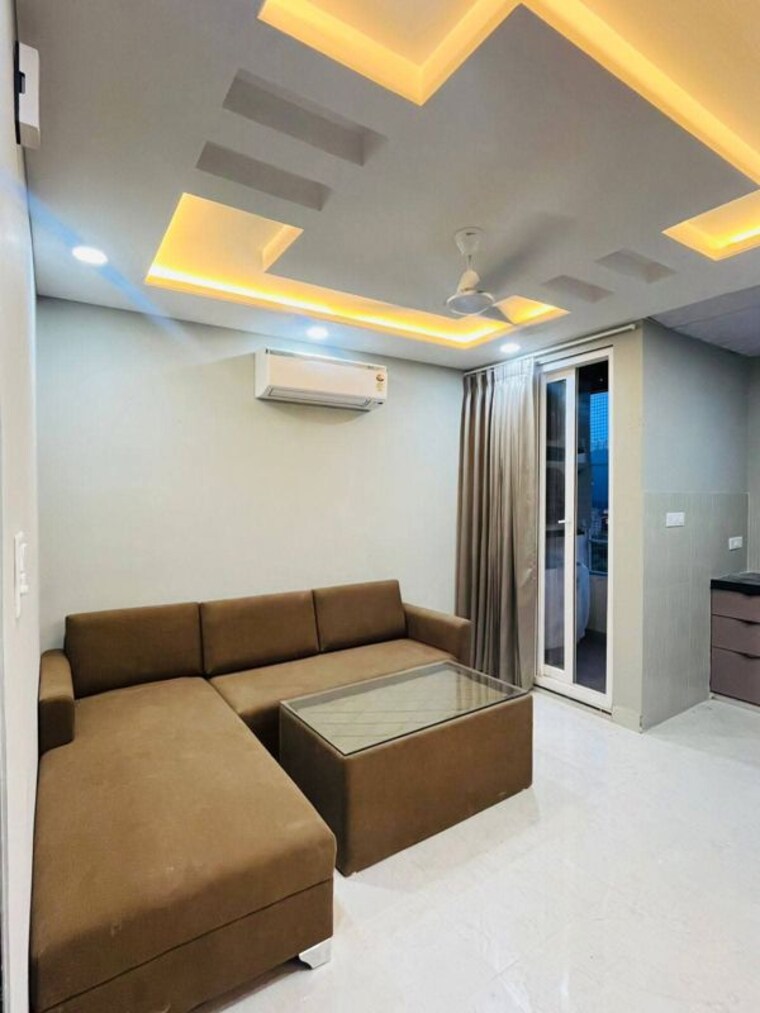 Living Room, saket 1 Bedroom 500 Sq.Ft. Builder Floor In Saket Delhi 10429831