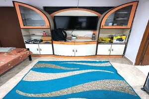 Living Room in 1 BHK Apartment at Karan Park, Wadgaon Sheri – for Rent