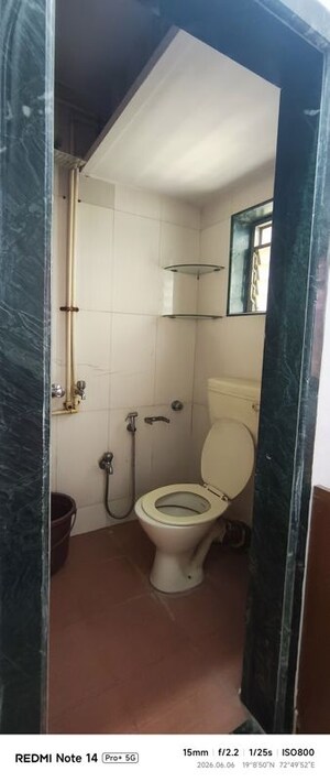 Bathroom in 2 BHK Apartment at Aroma CHS, Andheri West – for Rent