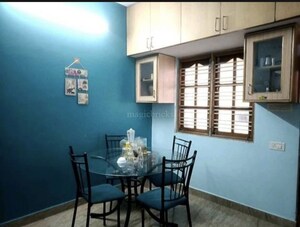 Dining area in 3 BHK Builder Floor at Rt Nagar – for Rent