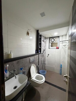 Bathroom in 2 BHK Apartment at Greenovation Manas Green, Baner – for Rent