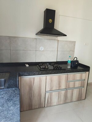 Living Room in 1 BHK Apartment at Shapoorji Pallonji Joyville Hinjewadi, Hinjewadi – for Rent