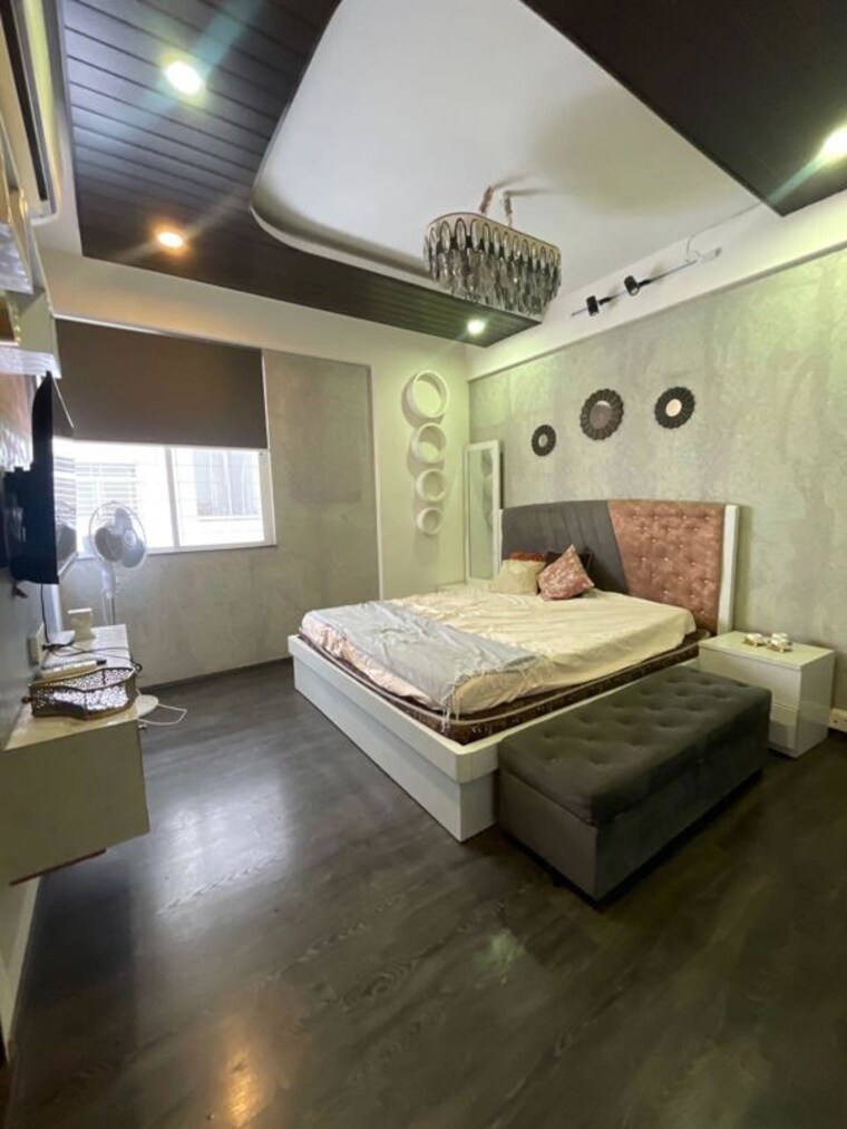 Living Room, gera-song-of-joy 2 Bedroom 1300 Sq.Ft. Apartment In Kharadi Pune 10429906