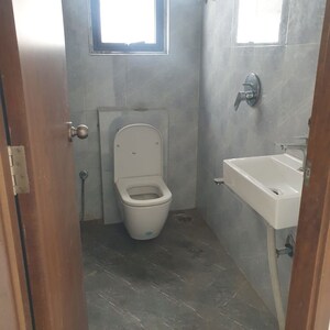 Bathroom in 1 BHK Apartment at Prescon Midtown Bay, Mahim West – for Rent