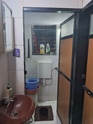 Bathroom in 2 BHK Apartment at Balaji Darshan MIDC, Dombivli East – for Rent