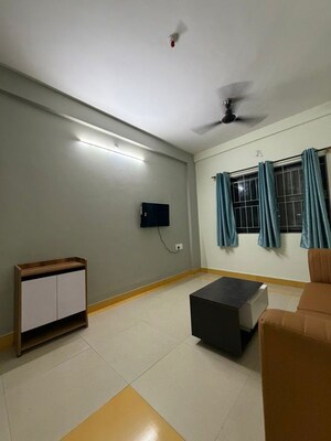 Living Room in 1 BHK Apartment at Keerthana Residency, Kadubeesanahalli – for Rent