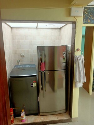 Kitchen in 1 BHK Apartment at Airbus Society, Andheri East – for Rent