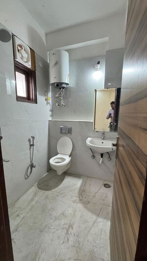 Bathroom in 2 BHK Apartment at Chattarpur – for Rent