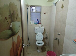 Bathroom in 2 BHK Apartment at Jain Dream Excellency, Rajarhat – for Rent