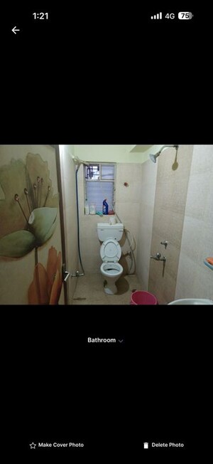 Bathroom in 2 BHK Apartment at Jain Dream Excellency, Rajarhat – for Rent