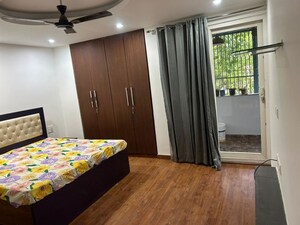 Bedroom in 3.5 BHK Builder Floor at Ansal Sushant Lok I, Sector 43 – for Rent