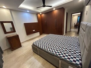 Bedroom in 3.5 BHK Builder Floor at Ansal Sushant Lok I, Sector 43 – for Rent