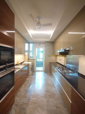 Kitchen in 4 BHK Apartment at DLF The Crest, Sector 54 – for Rent