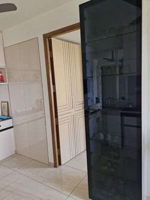 Building Lobby in 3 BHK Apartment at Prahlad Nagar – for Rent
