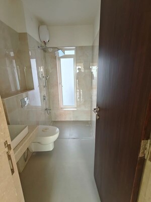 Bathroom in 4 BHK Apartment at Seawoods – for Rent