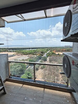 Balcony in 4 BHK Apartment at Seawoods – for Rent