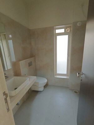 Bathroom in 4 BHK Apartment at Seawoods – for Rent