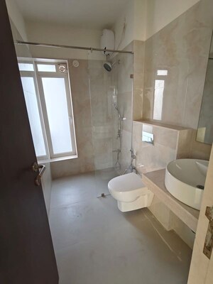 Bathroom in 4 BHK Apartment at Seawoods – for Rent