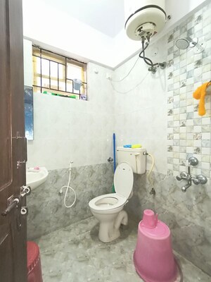Bathroom in 3 BHK Apartment at S Balan Meenakshi Classic, Hsr Layout – for Rent