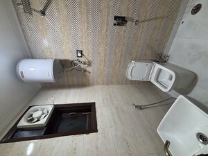 Bathroom in 2 BHK Builder Floor at Malviya Nagar – for Rent