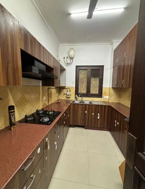 Kitchen in 3 BHK Builder Floor at Greater Kailash Part 3 – for Rent