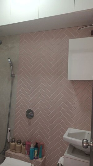 Bathroom in 1 BHK Apartment at Charkop Gaon – for Sale