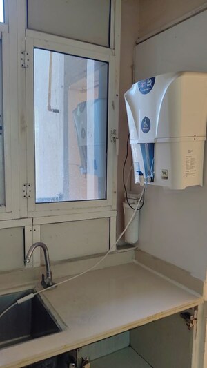 Bathroom in 3 BHK Apartment at Gaurs Siddhartham, Siddharth Vihar – for Rent