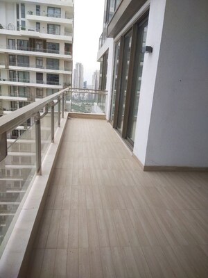 Balcony in 3.5 BHK Apartment at Emaar Emerald Estate, Sector 65 – for Rent