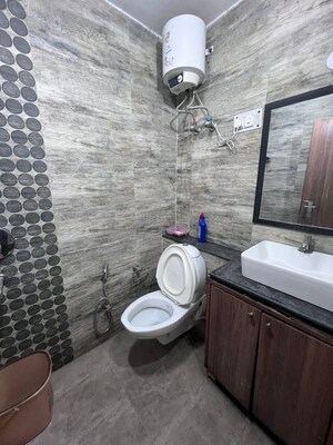 Bathroom in 3 BHK Builder Floor at Auto Market – for Rent