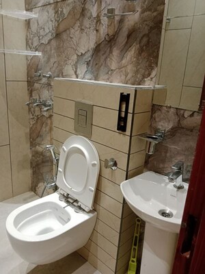 Bathroom in 2 BHK Builder Floor at Model Town – for Rent