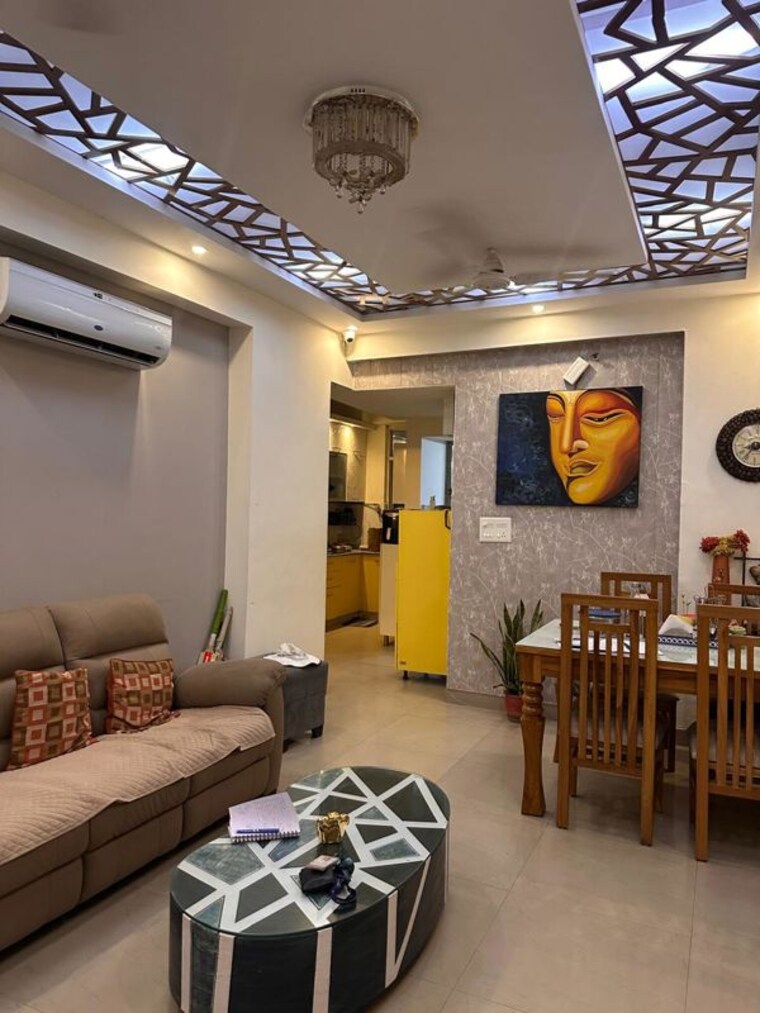 Living Room, aims-golf-city 3 Bedroom 1350 Sq.Ft. Apartment In Sector 75 Noida 10430288
