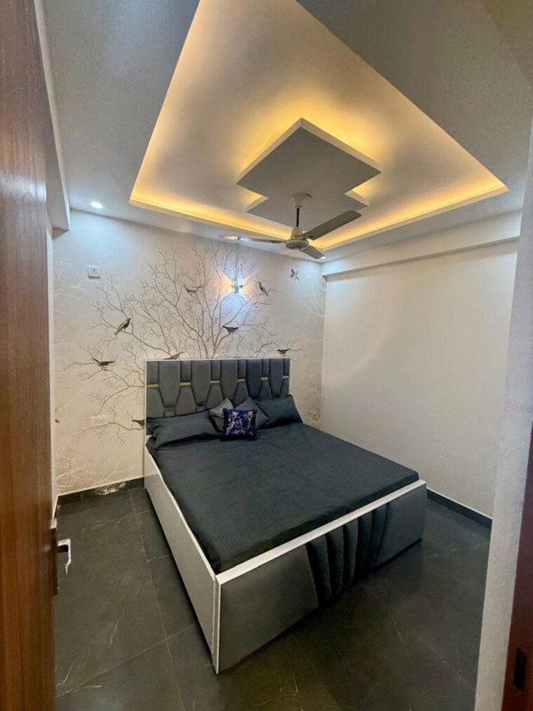 Master Bedroom, a-v-vihaan-galaxy 3 Bedroom 1010 Sq.Ft. Builder Floor In Kulesara Greater Noida 10430353