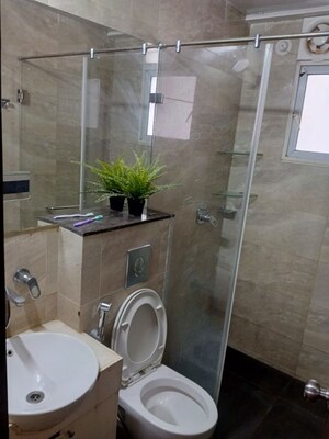 Bathroom in 3 BHK Apartment at Punawale – for Rent
