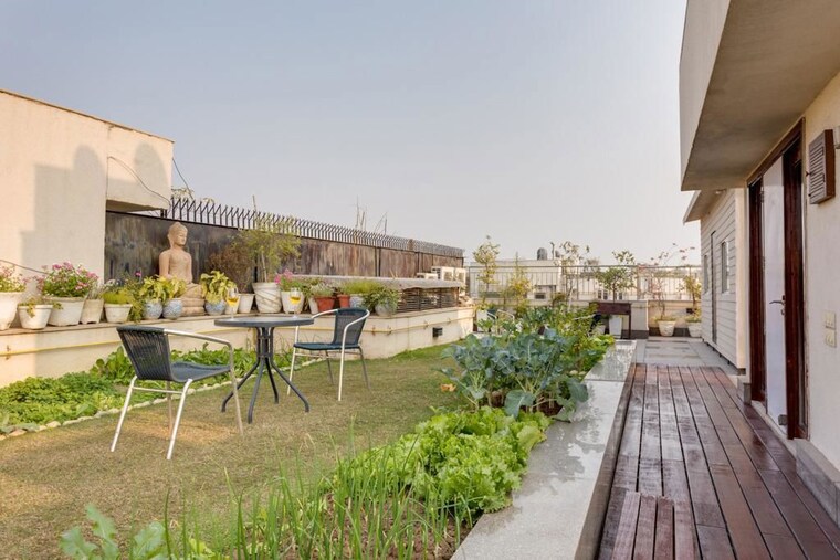 Exterior View, anand niketan 4 Bedroom 400 Sq.Yd. Builder Floor In Anand Niketan Delhi 10430382