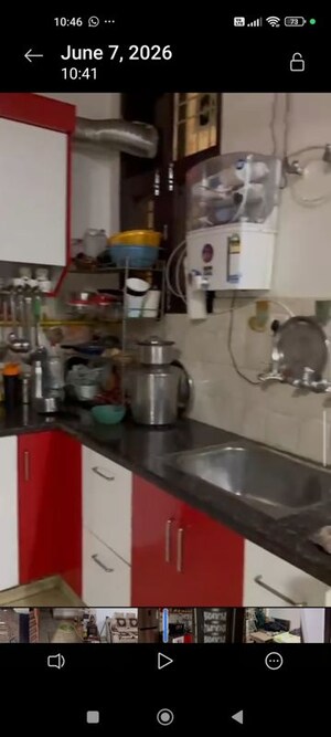 Kitchen in 3 BHK Builder Floor at Landcraft Golf Links, Pandav Nagar – for Sale