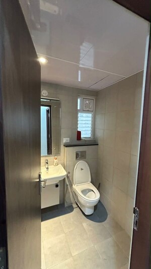 Bathroom in 2 BHK Apartment at Adarsh Greens, Kogilu – for Rent