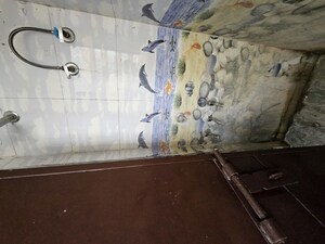 Bathroom in 1 BHK Builder Floor at Burari – for Rent