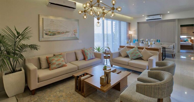 Living Room, godrej-aria 3 Bedroom 2289 Sq.Ft. Apartment In Sector 79 Gurgaon 10430502
