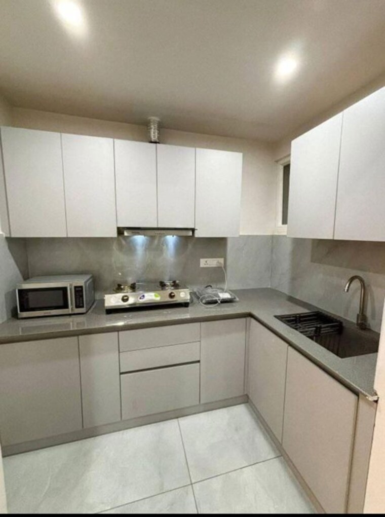 Kitchen, palm-residency-chhatarpur 1 Bedroom 450 Sq.Ft. Builder Floor In Chattarpur Delhi 10274802