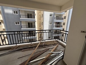 Balcony in 3 BHK Apartment at Praneeth Pranav Solitaire, Bachupally – for Rent