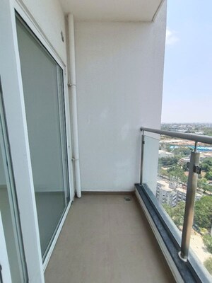 Balcony in 3 BHK Apartment at Runwal The Central Park, Chinchwad – for Rent