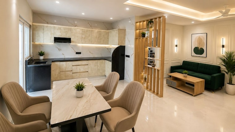 Dining area, dlf-city-phase-v 2 Bedroom 1800 Sq.Ft. Apartment In Dlf Phase V Gurgaon 10430605