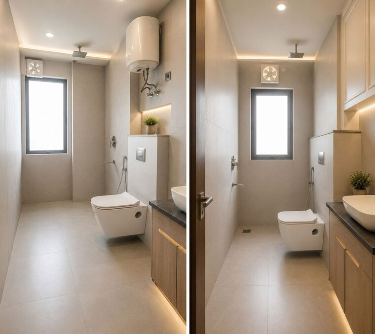 Bathroom, dlf-city-phase-v 2 Bedroom 1800 Sq.Ft. Apartment In Dlf Phase V Gurgaon 10430605