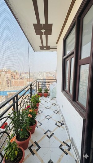 Balcony in 1 RK Builder Floor at Khora – for Rent