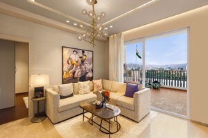 Living Room in 3 BHK Apartment at Mapsko Mount Ville, Sector 79 – for Sale