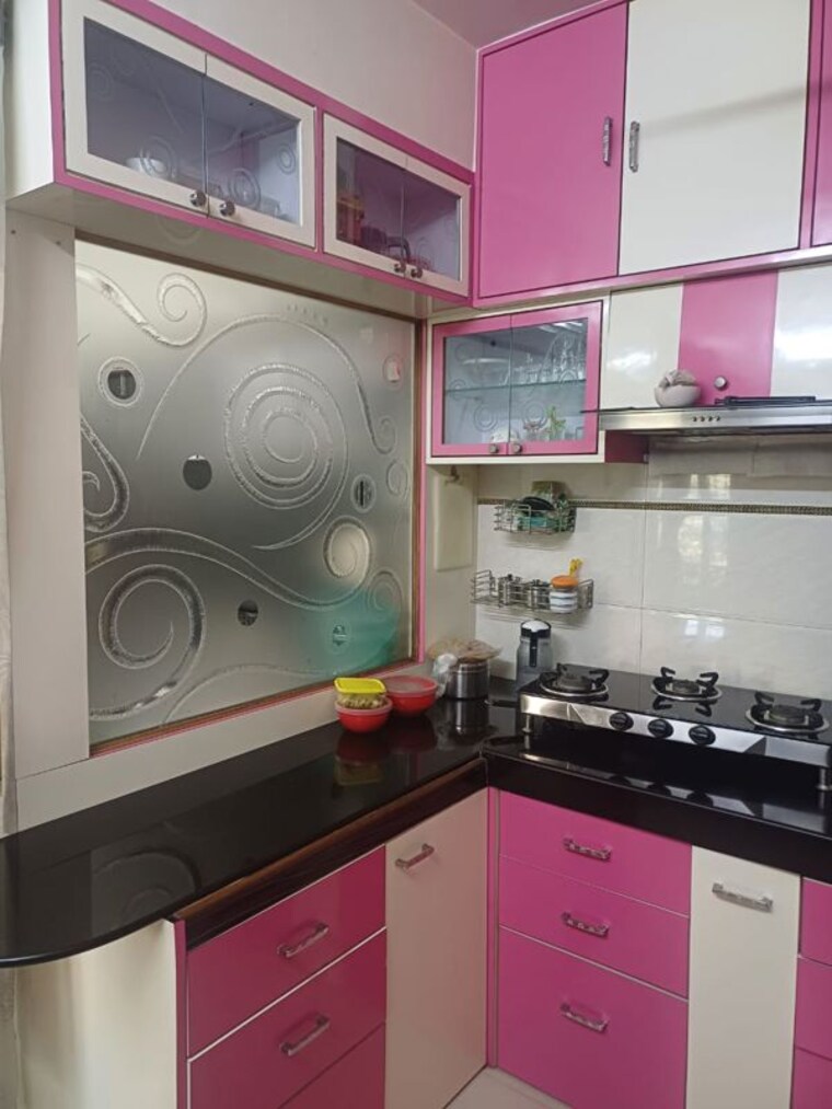 Kitchen, om-sai-plaza 2 Bedroom 600 Sq.Ft. Apartment In Ghodbunder Road Thane 10430724