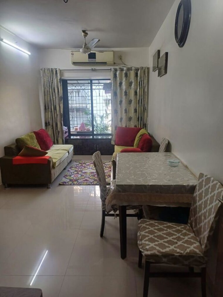 Living Room, om-sai-plaza 2 Bedroom 600 Sq.Ft. Apartment In Ghodbunder Road Thane 10430724